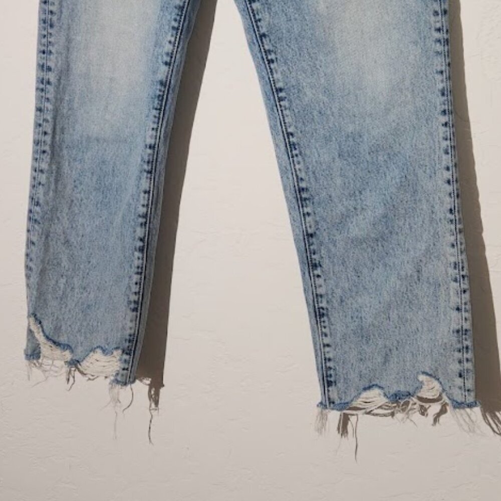 Pistola Women's Button Fly Distressed Scandi Girl Style Jeans - Picture 3 of 6